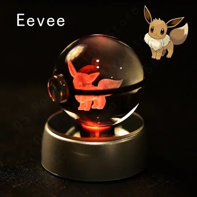 3D Pokémon Crystal Ball Lamp