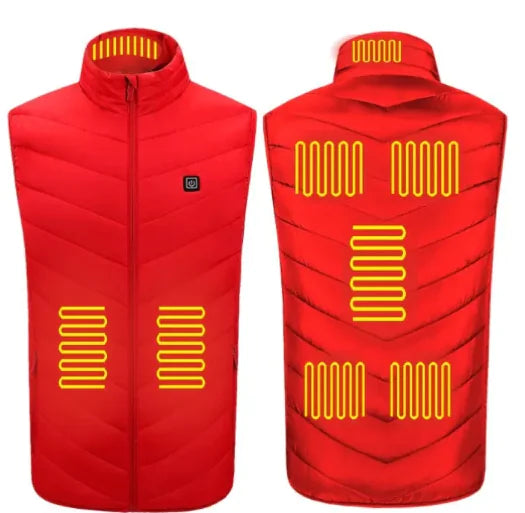 USB Heated Vest – Adjustable Heating Zones for Outdoor and Winter Use