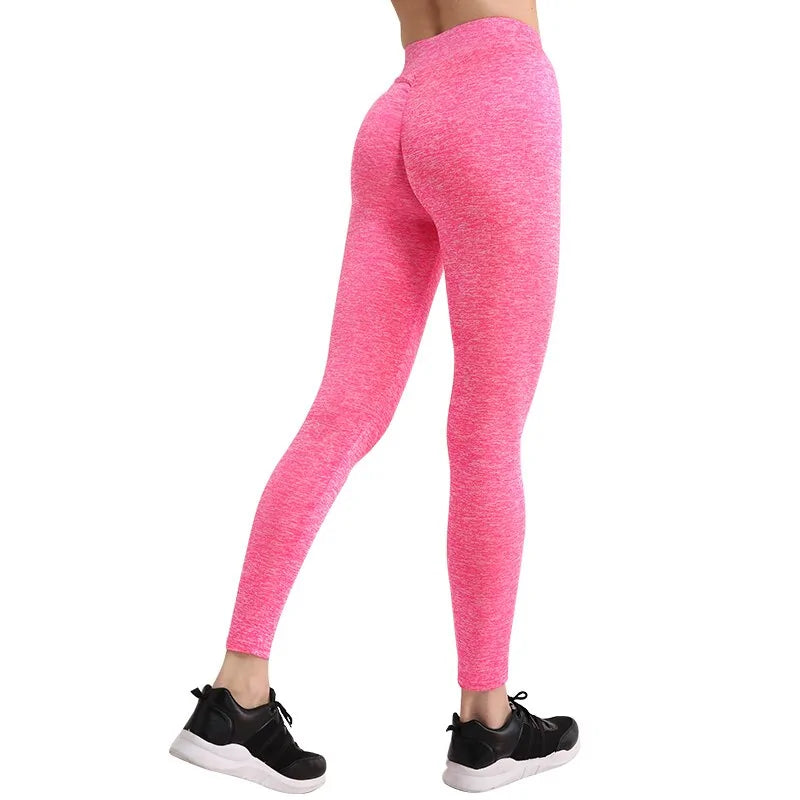 V-Waist Push Up Slim Leggings: Fashionable Workout & Pencil Pants for Women