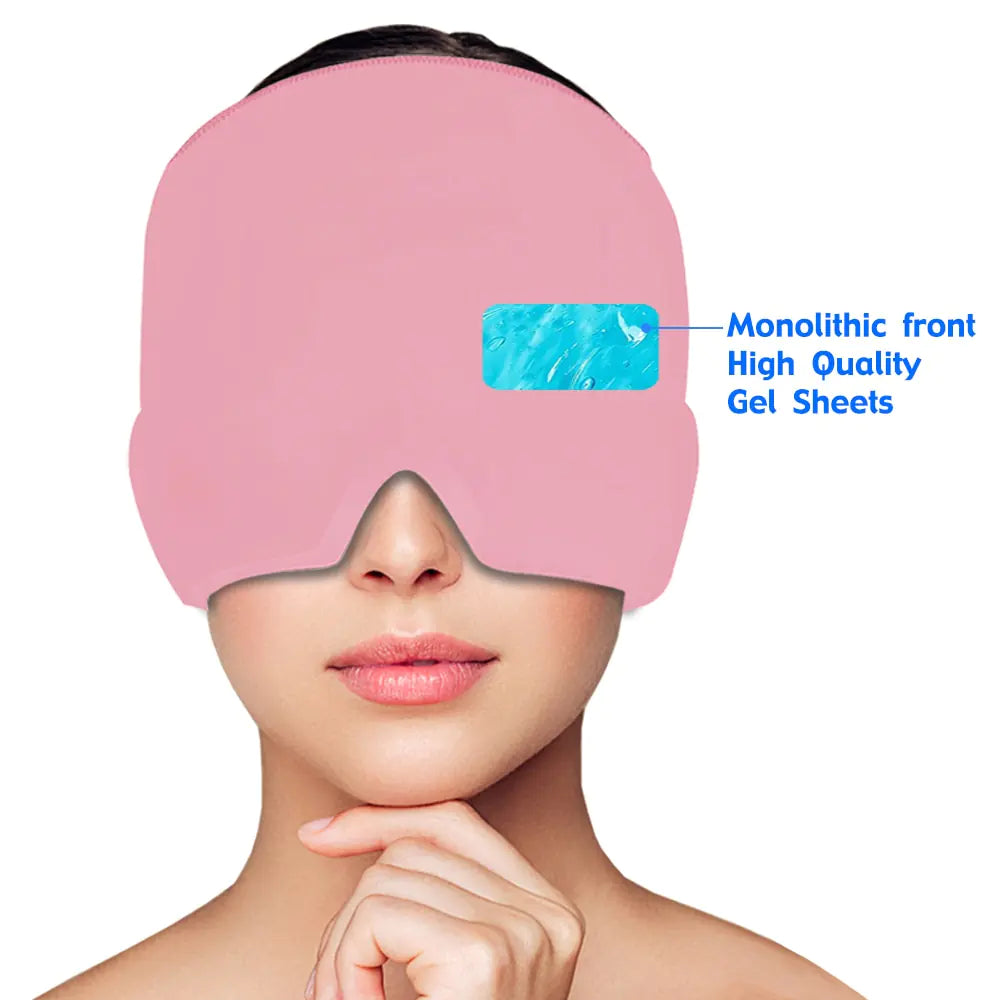 Migraine Relief Hot/Cold Therapy Hat and Eye Mask