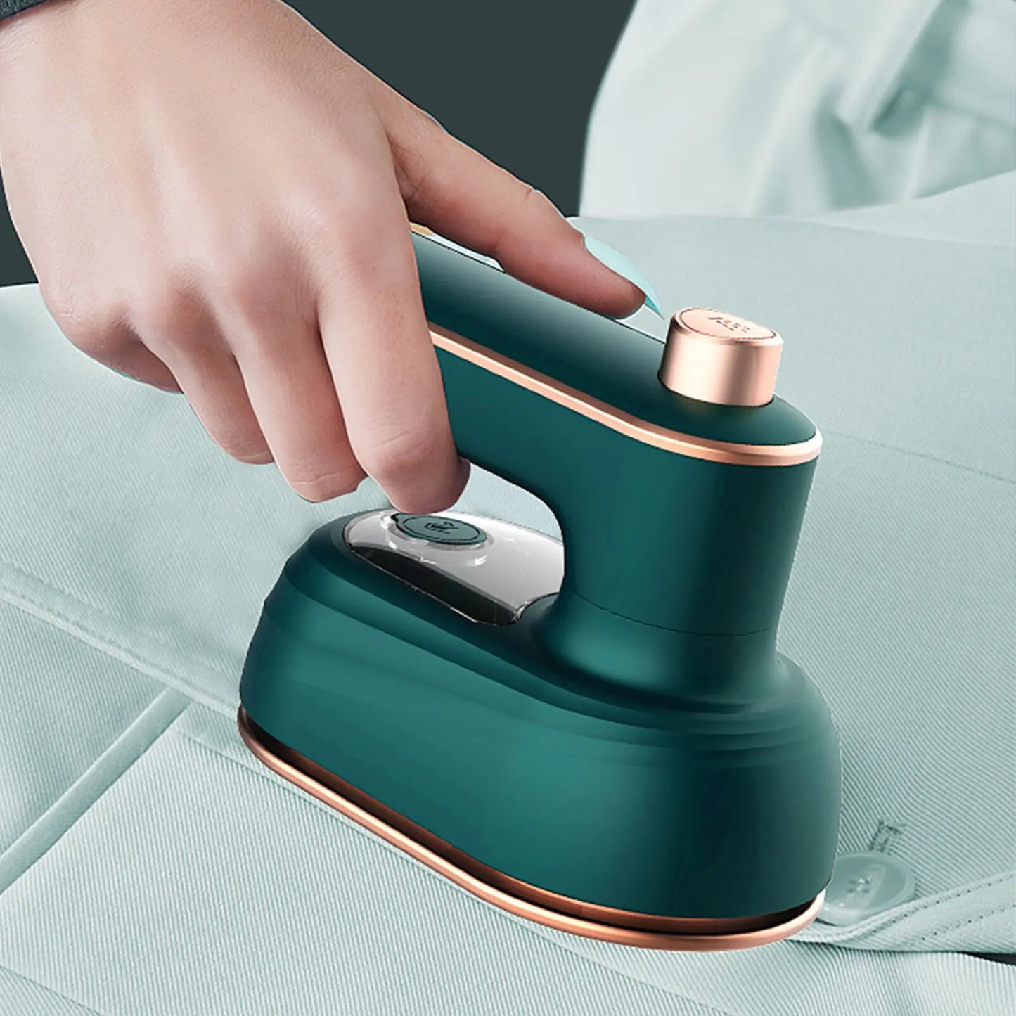 Portable Steam Iron - Compact & Travel-Friendly Handheld Steamer | Perfect for Wrinkle-Free Clothes On-The-Go