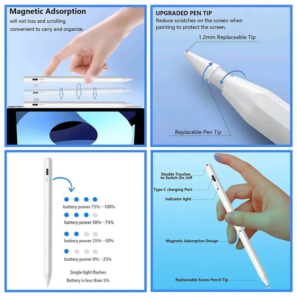 Palm Rejection Pencil for Apple