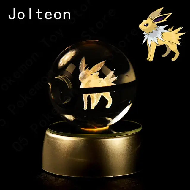 3D Pokémon Crystal Ball Lamp