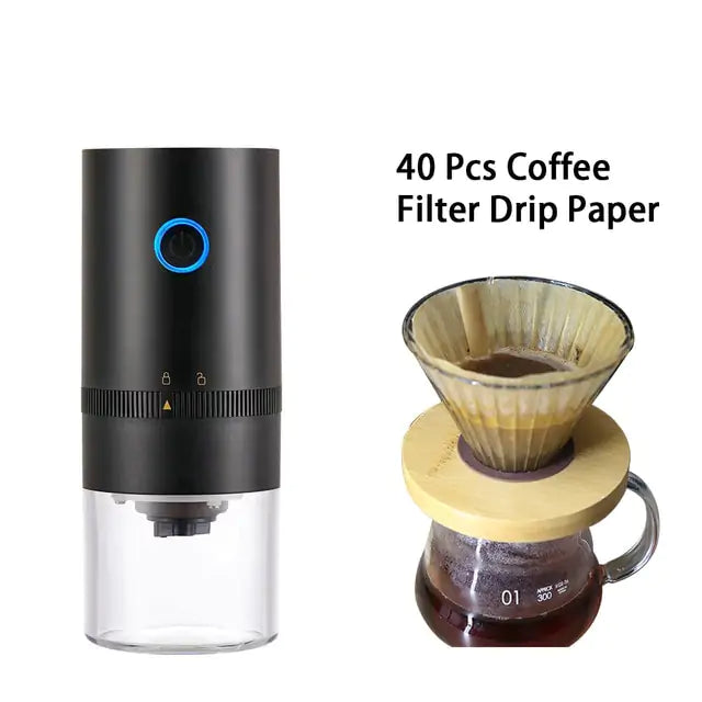 Perfect Your Brew: Portable Electric Coffee Grinder with Ceramic Burrs