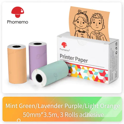 Phomemo Printer Sticker Self-Adhesive M02 Series Printer Paper