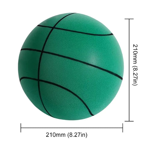 Kids' Silent Bouncing Basketball – Soft, Squeezable, and Mute for Indoor Play