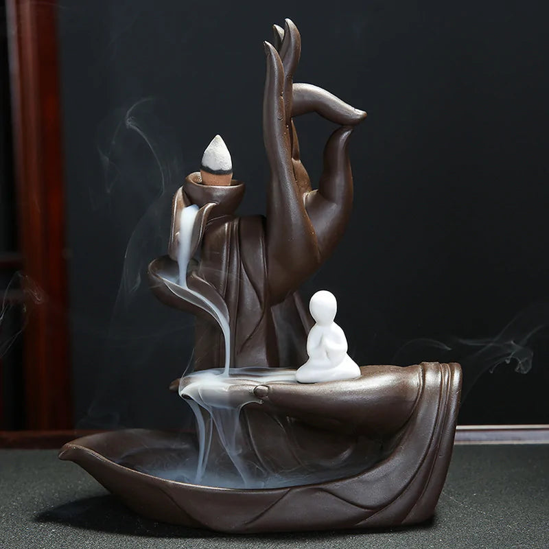 Sand-Back Hand Incense Burner