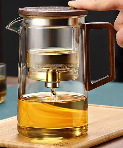 Tea Water Separation Teapot Heat-resistant Glass