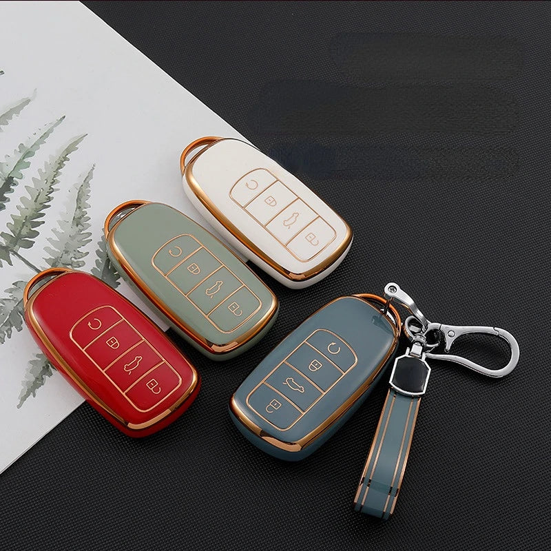 Fashion TPU Car Key Case Cover For Chery Tiggo 8 Pro Tiggo 8plus New 5 plus 7pro Car Key Protector Shell Fob Accessories