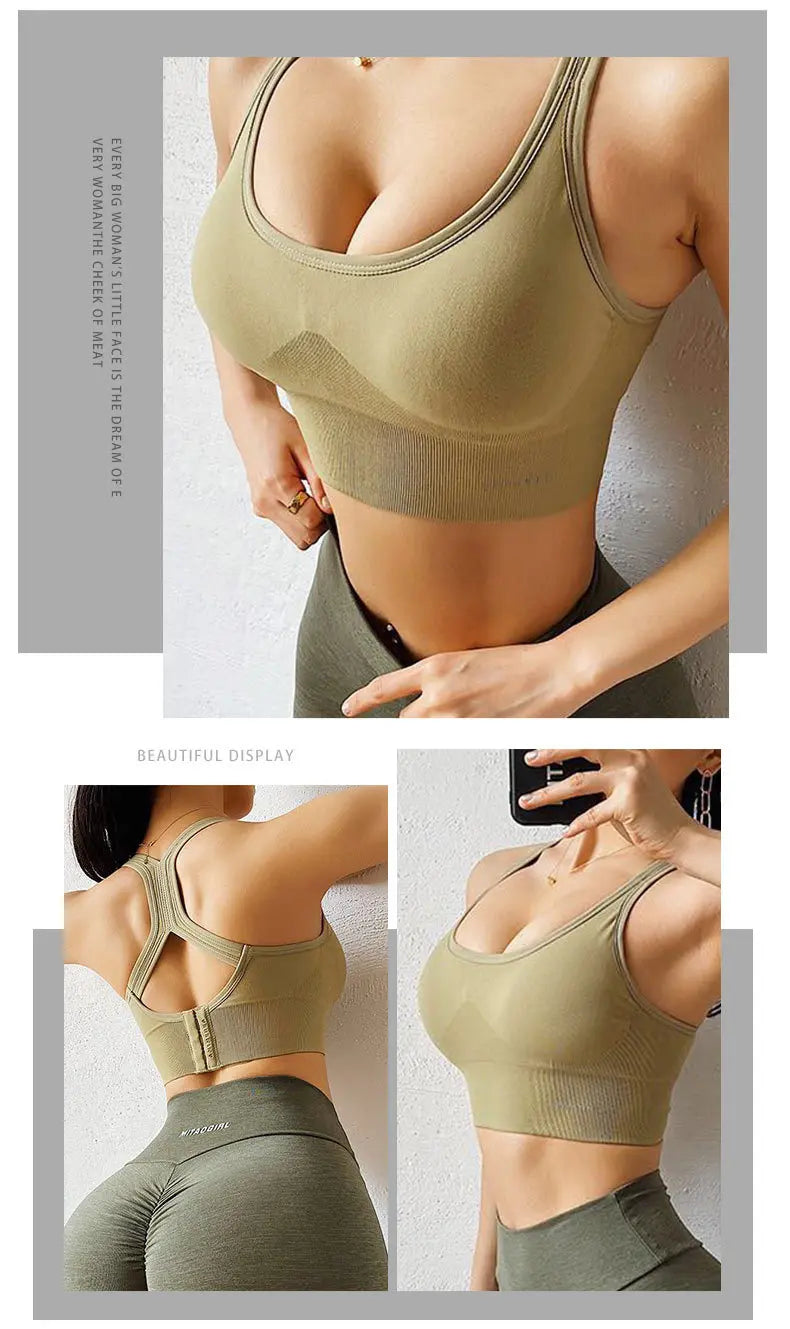 Adjustable Sweat-Wicking Sports Bra - Stay Dry and Comfortable During Any Workout