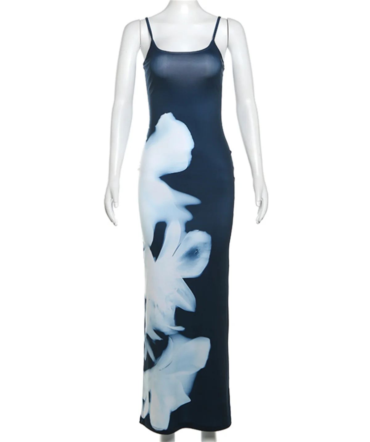 Summer Maxi Dress for Women – New Print, Sleeveless, Backless, Sexy, Straight Fit. Perfect for Casual Wear, Street Style, Clubs, or Elegant Parties