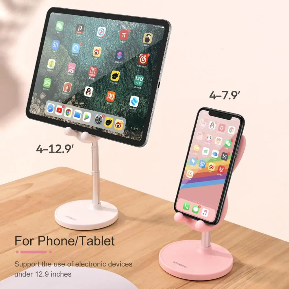 Adjustable Metal Phone & Tablet Holder Stand