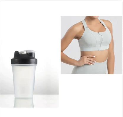 HydraFit Sports Bra with Water Bottle