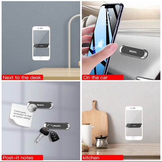 Mini Strip Shape Magnetic Car Phone  Stand Holder