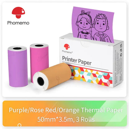 Phomemo Printer Sticker Self-Adhesive M02 Series Printer Paper