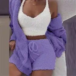 Women’s Fuzzy Lingerie Suit – Cozy and Stylish Loungewear