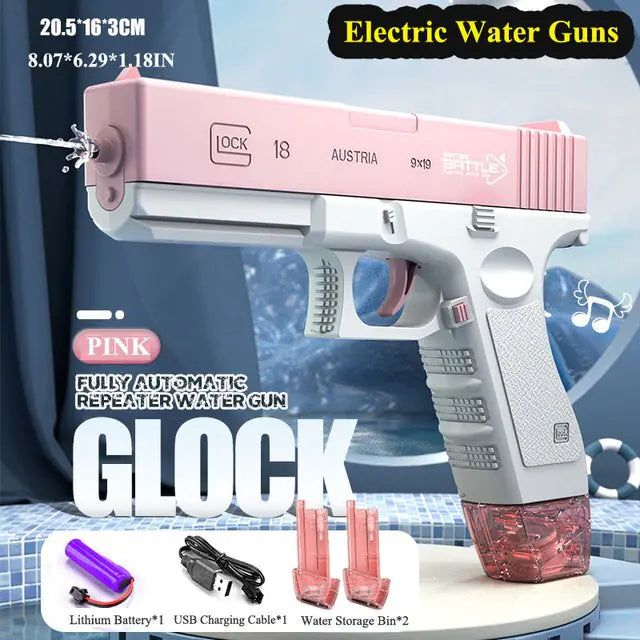 Electric Automatic Water High Pressure Gun Toy