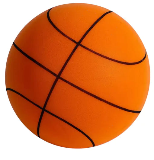 Kids' Silent Bouncing Basketball – Soft, Squeezable, and Mute for Indoor Play