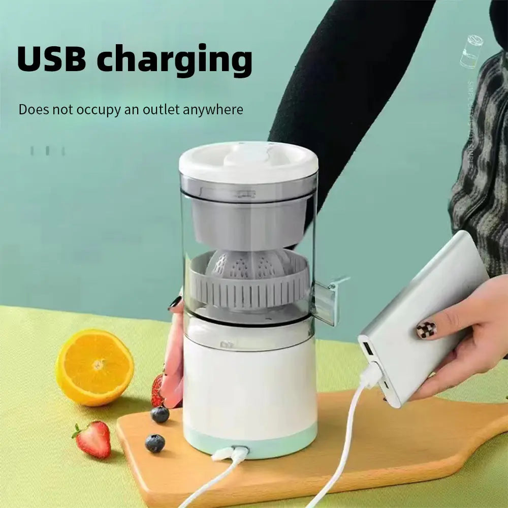 Electric Citrus Juicer, Citrus Juicer with USB Cable, Easy to Clean Portable Juicer for Fresh Orange Juice, Squeeze Orange, Lemon, Kiwi and Grapefruit Juice