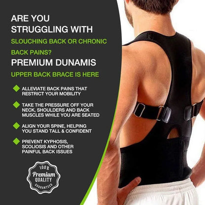 Adjustable Posture Corrector for Men and Women – Comfortable and Ergonomic Back Support