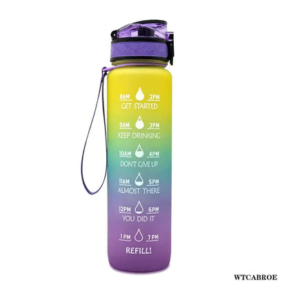 Transparent Flask Water Bottle