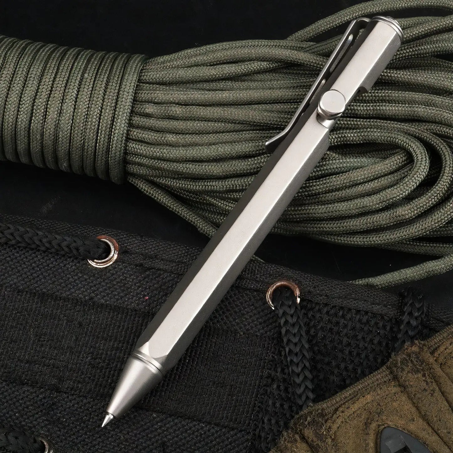 Titanium Emergency Glass Breaker | Multipurpose Tactical Pen | Self Defence Tools for Men Women Outdoor Camping | Survival Kit