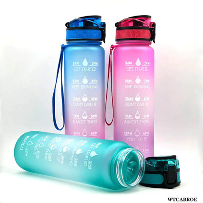 Transparent Flask Water Bottle