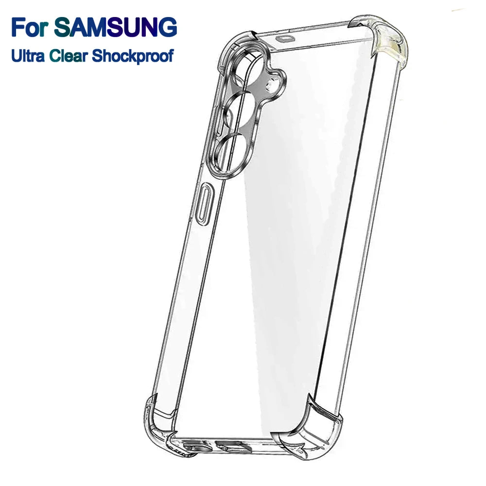 Shockproof Clear Case For Samsung Galaxy S21 S20 S23 Fe S24 Ultra S8 S9 S10 Plus A53 A54 A52 A12 A13 A14 A50 A51 A32 A34 A15 A55