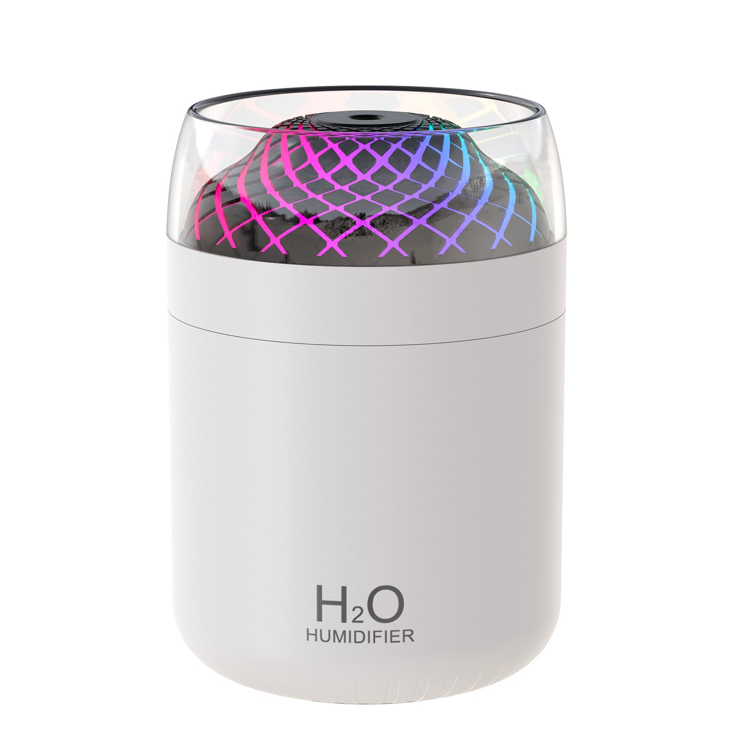 Colorful Light Spray Glass Cup Humidifier