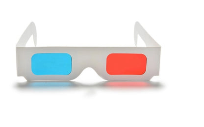 Cinema Glasses Paper Red Blue 3D Stereo Glasses