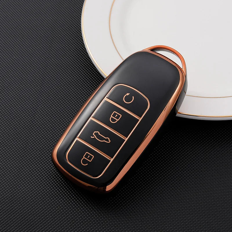 Fashion TPU Car Key Case Cover For Chery Tiggo 8 Pro Tiggo 8plus New 5 plus 7pro Car Key Protector Shell Fob Accessories