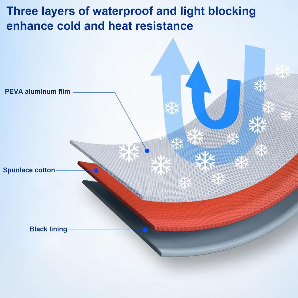 Front Windshield Snow Shield, Sun Visor And Snow Cover