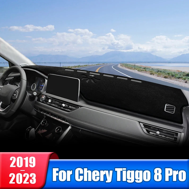 Car Dashboard Sun Shade Pad Mat Instrument Desk Cover For Chery Tiggo 8 Pro 2019 2020 2021 2022 2023 Tiggo8 Pro Accessories