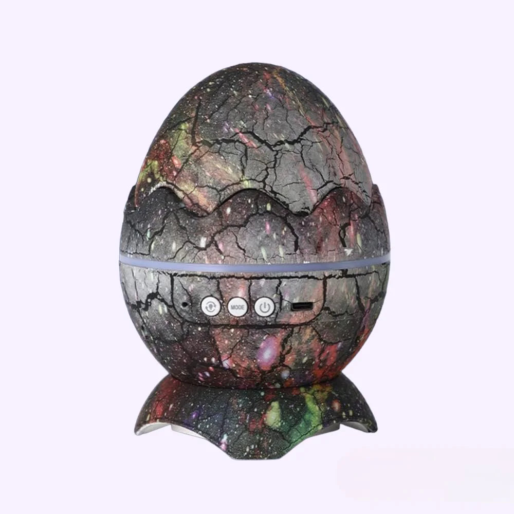 Dinosaur Galaxy Egg Projector – Magical Night Light for Kids with Dinosaur & Starry Sky Projections