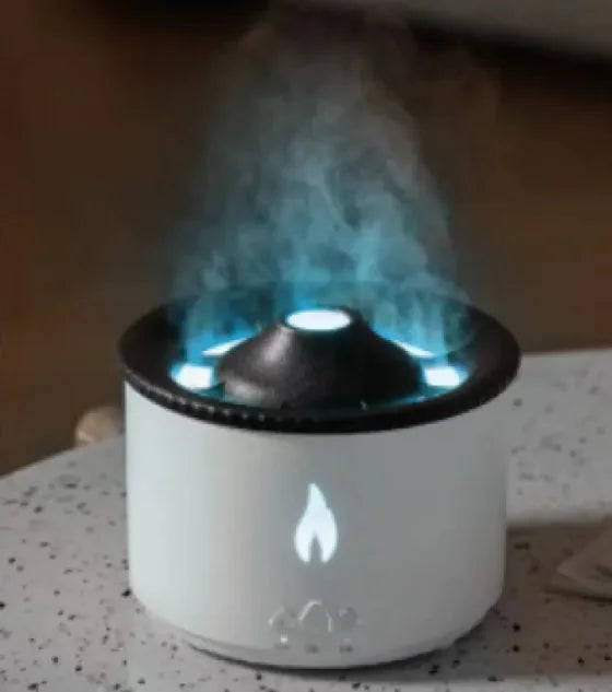 New Two-color Spray Ring Volcano Humidifier