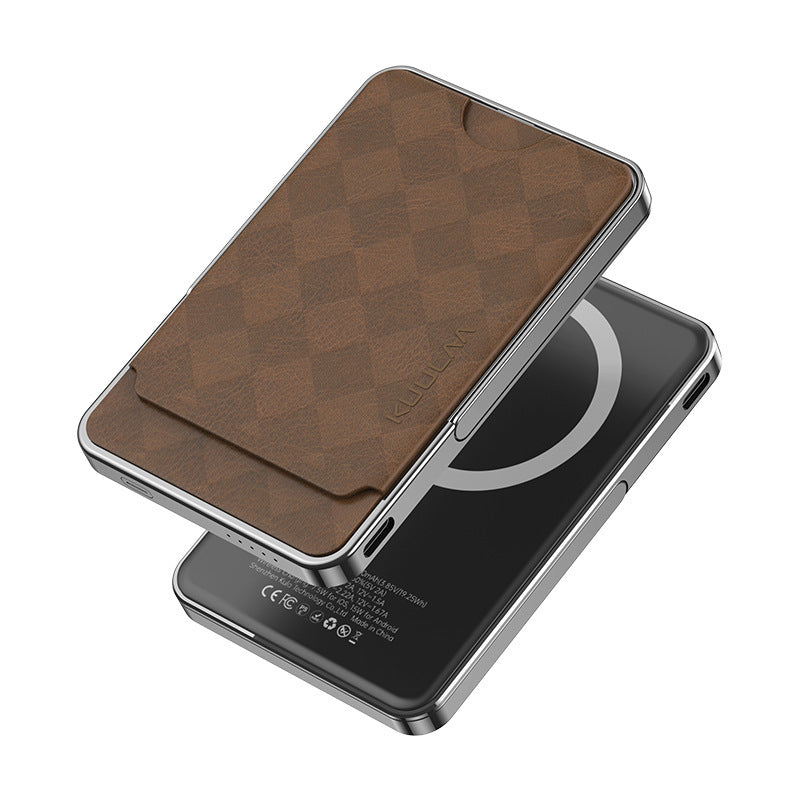 Magnetic Power Bank Card Holder Mobile Power Supply