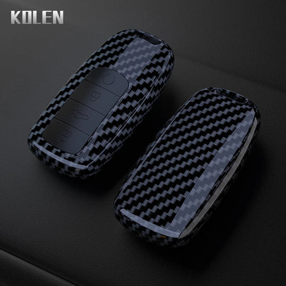 ABS Carbon Fiber Car Key Case Cover For Chery Tiggo 8 Pro Tiggo 8 plus New 5 plus 7pro Arrizo Protected Shell Fob Accessories