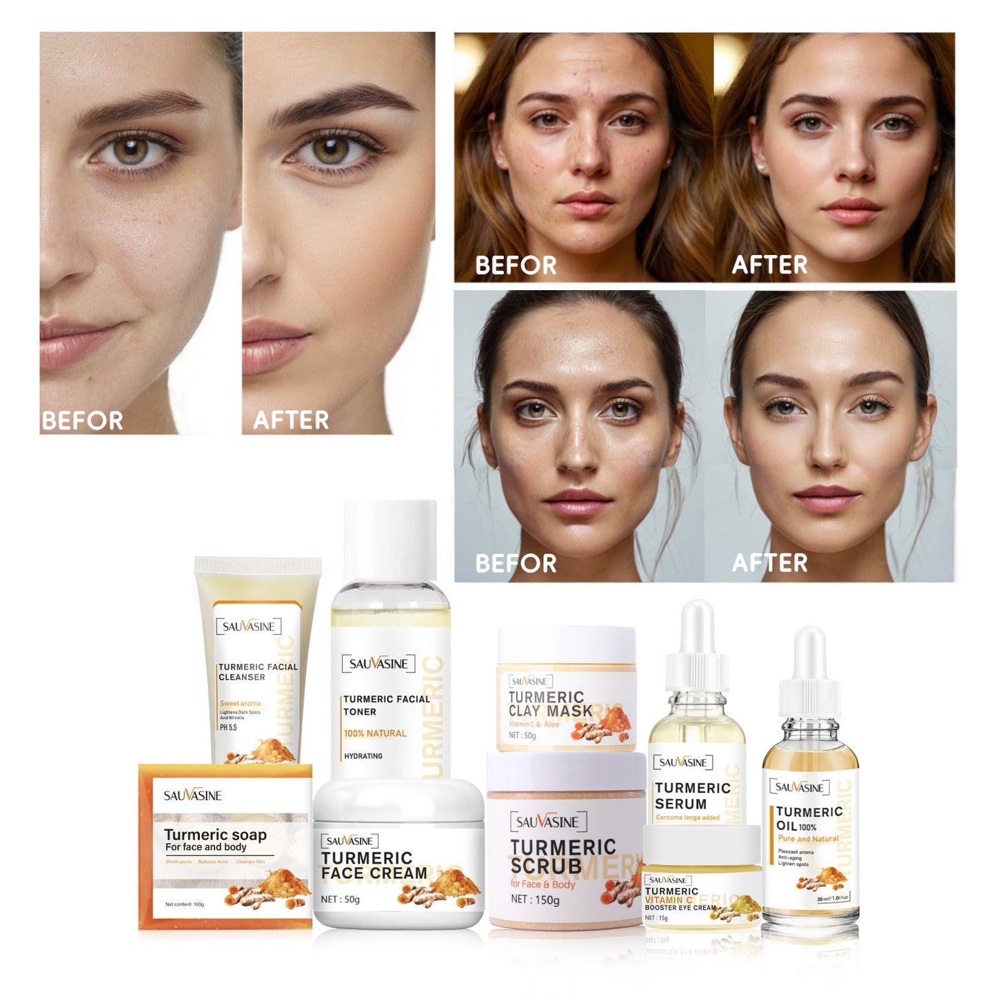 Deep Nourishing And Firming Pores Nine-piece Set