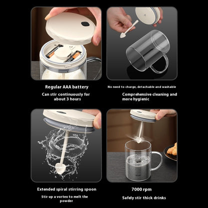 Battery Type Automatic Coffee Electric Stirring Cup