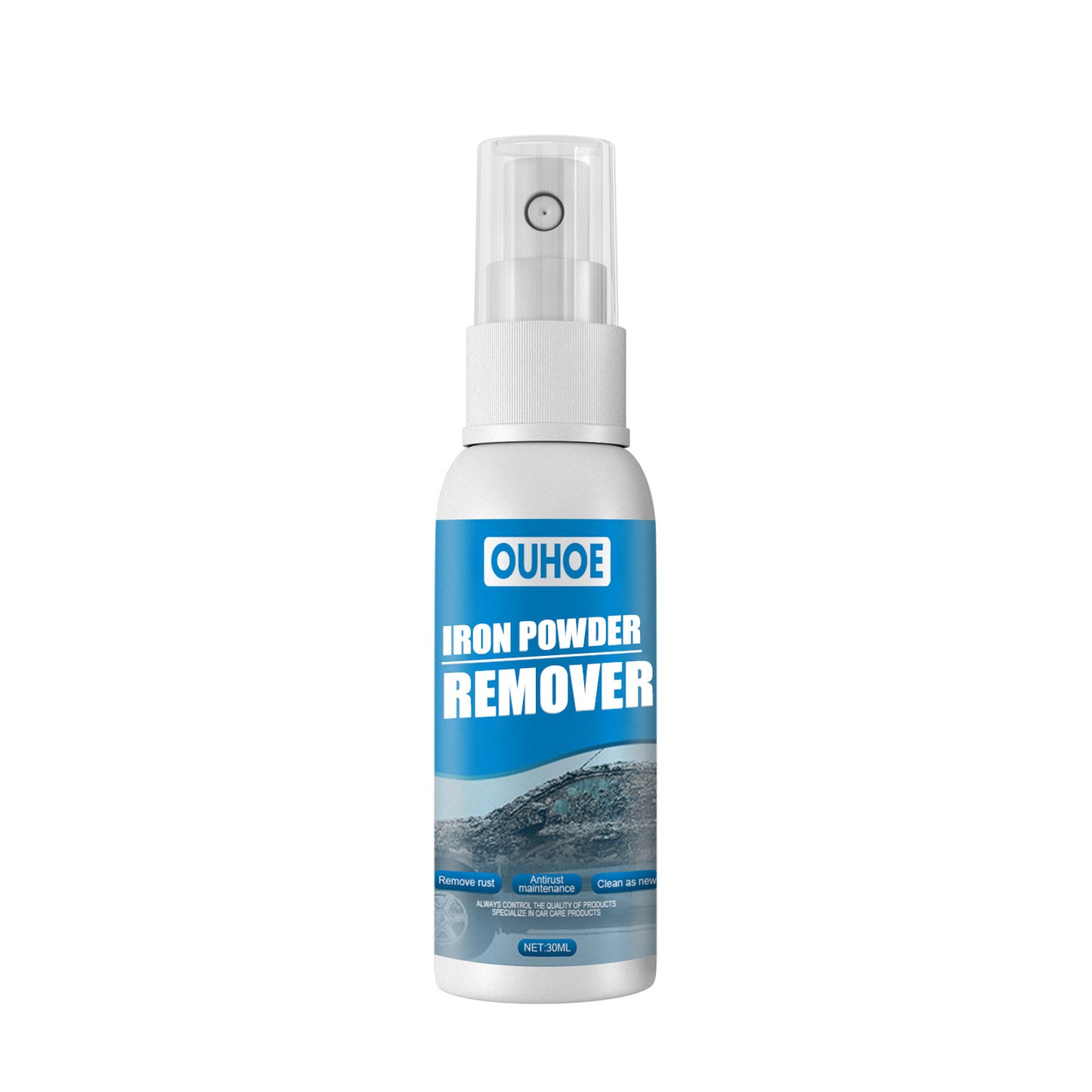 OUHOE Auto Iron Powder Rust Remover Spray Rust Remover Auto Products Stain Remover Rust Remover Cleaning Products