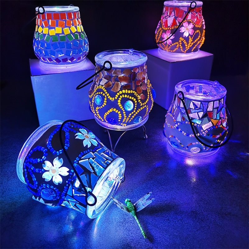 Mosaic Candlestick Diy Material Package