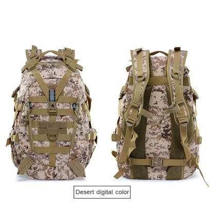 Waterproof Hiking Backpack | Survival Reflective Tactical Bag | Durable & Weather-Resistant for Outdoor Adventures