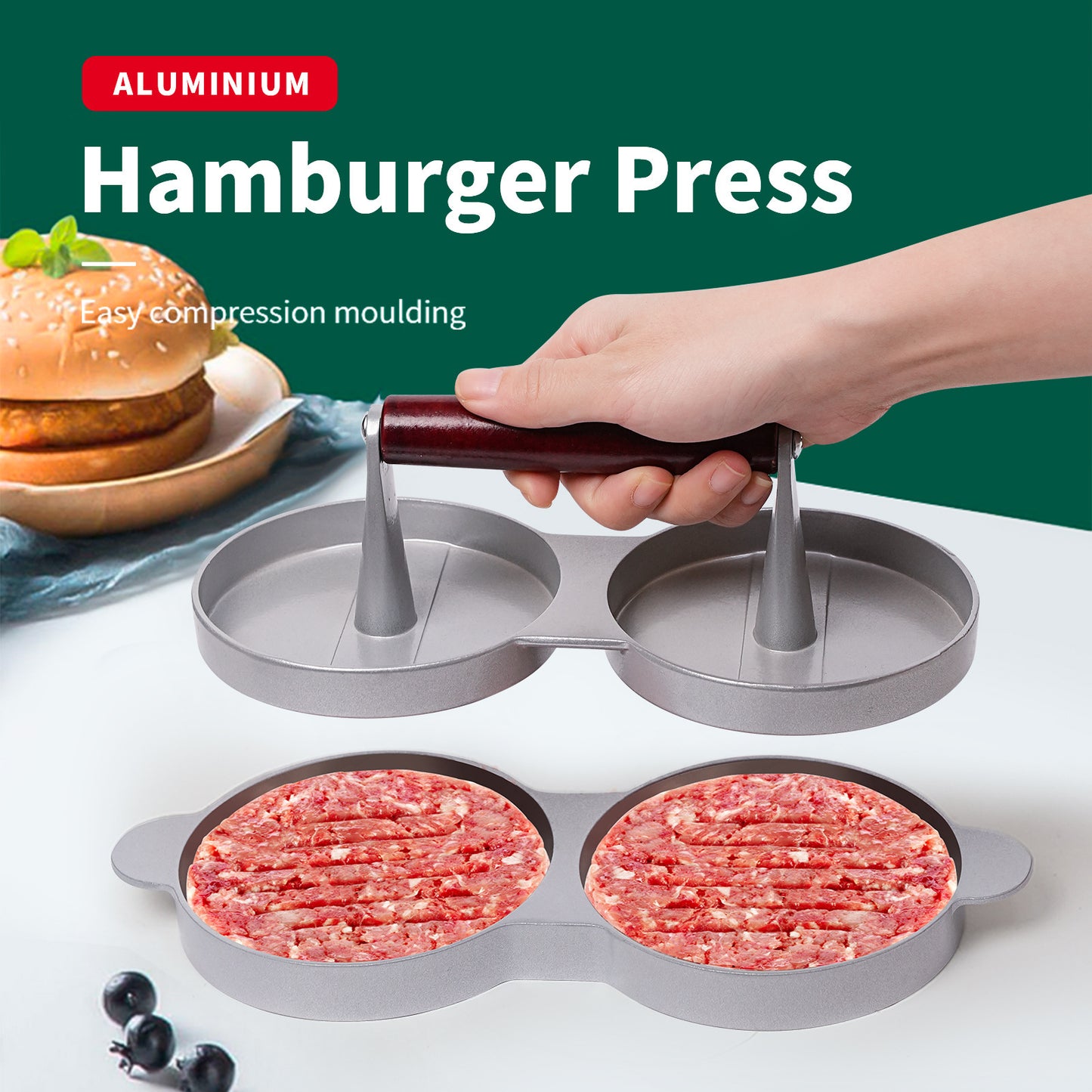 Hamburger Cutlet Press Round Mold Kitchen Gadgets