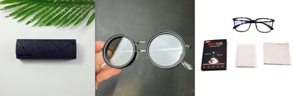 Handmade Round Sunglasses – Unisex UV-Resistant Creative Design