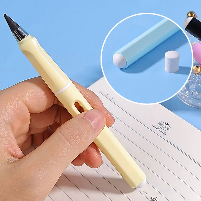 16PCS Eternal Pencil For Kids Art Sketch Writing Drawing Pen Tools No Ink Infinity Pencils Gift School Supplies Stationery