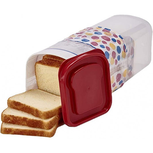 Rectangular Bread Box With Handle Translucent Cake Container Packaging Box Storage Case For Dry Foods Loaf Cake Keeper