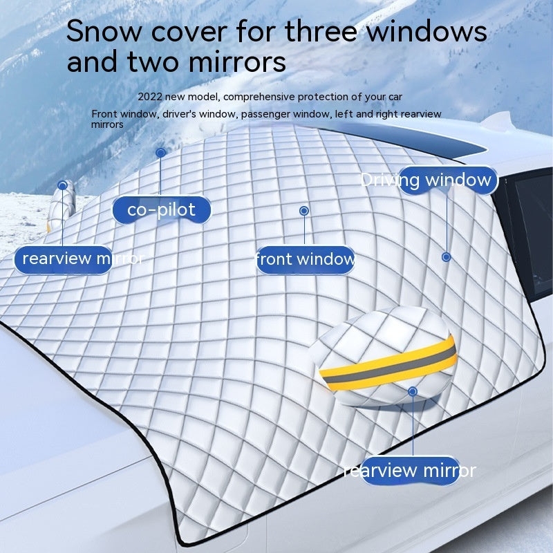 Thickened Winter Car Snow Shield Front Windshield Cover