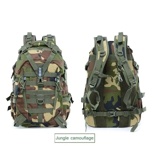 Waterproof Hiking Backpack | Survival Reflective Tactical Bag | Durable & Weather-Resistant for Outdoor Adventures