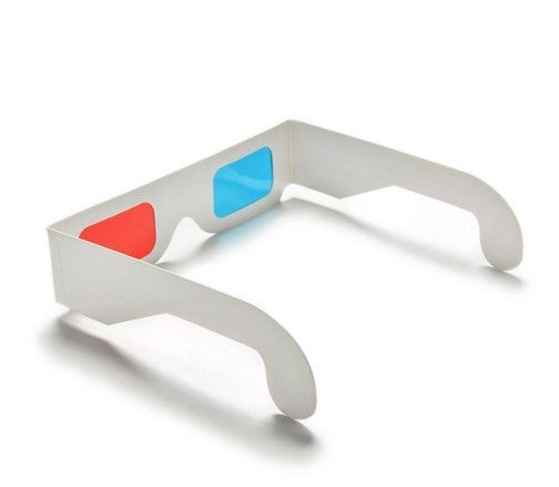 Cinema Glasses Paper Red Blue 3D Stereo Glasses