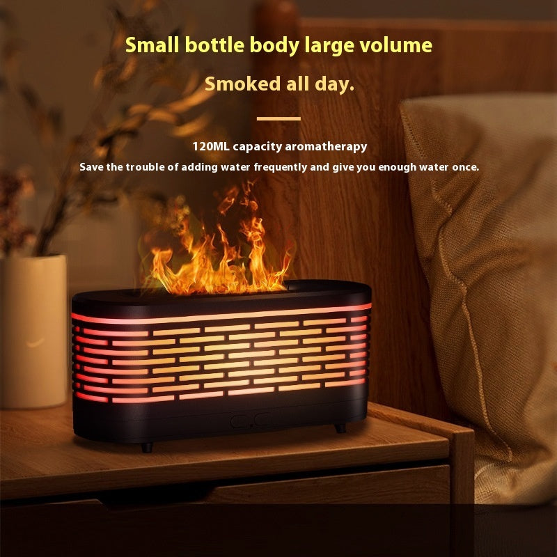 Mini Simulation Flame Ultrasonic Aroma Diffuser Domestic Humidifier